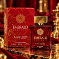 Louis Cardin Emerald Exclusif Red, frasco y caja