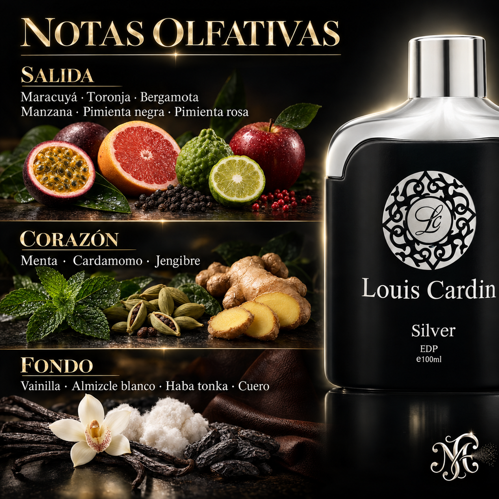 Louis Cardin Silver Homme Eau de Parfum – 100 ml